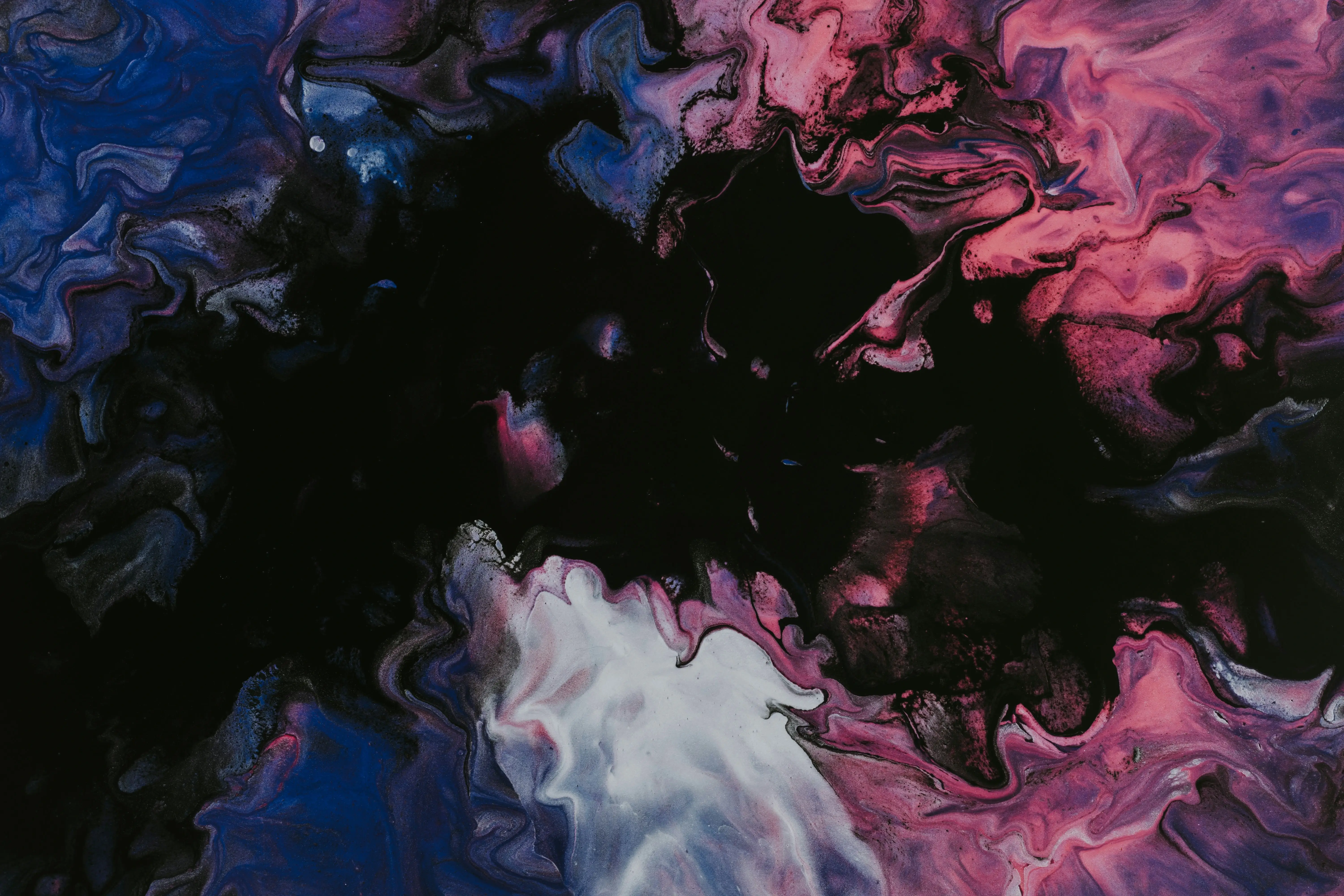 blue and pink image